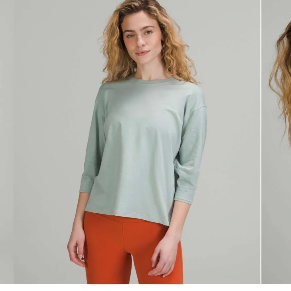 Lululemon LA 3/4 Sleeve Crewneck Shirt